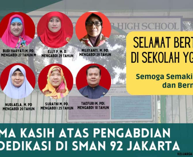 Pelepasan Guru Rotasi SMA Negeri 92 Jakarta