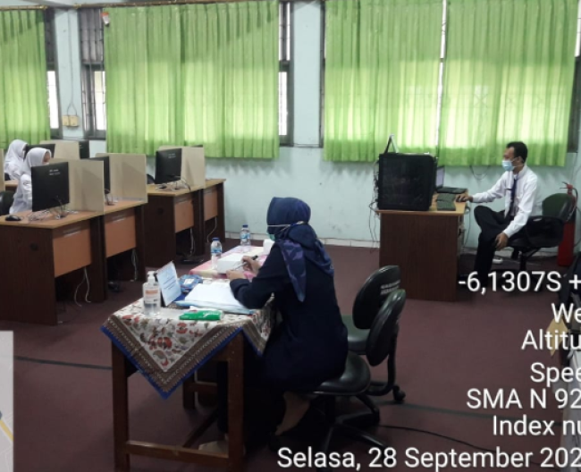 Pelaksanaan Kegiatan ANBK TaPel. 2021/2022