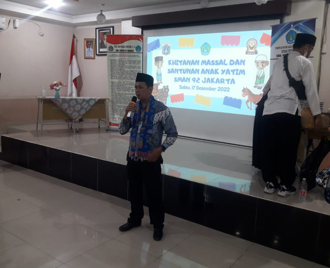 Pembukaan Oleh Kepala SMA N 92 Jakarta