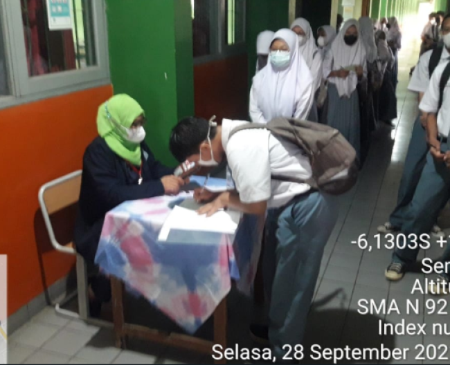 Kegiatan Absensi Peserta ANBK Hari Kedua di Lab Komp. 2