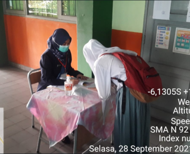 Kegiatan Absensi Peserta ANBK Hari Kedua di Lab Komp. 1